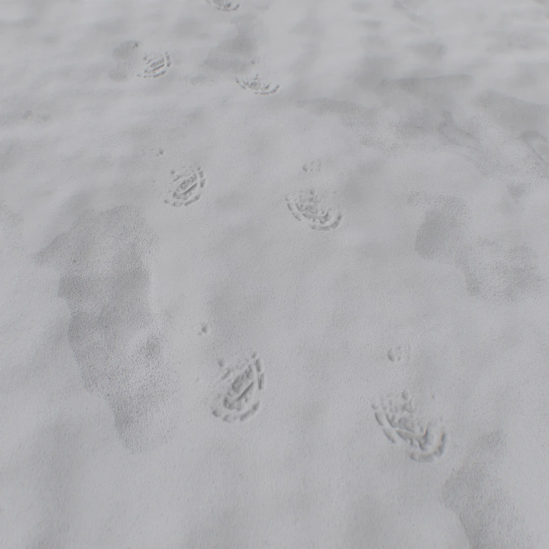 Trampled Fresh Snow Texture