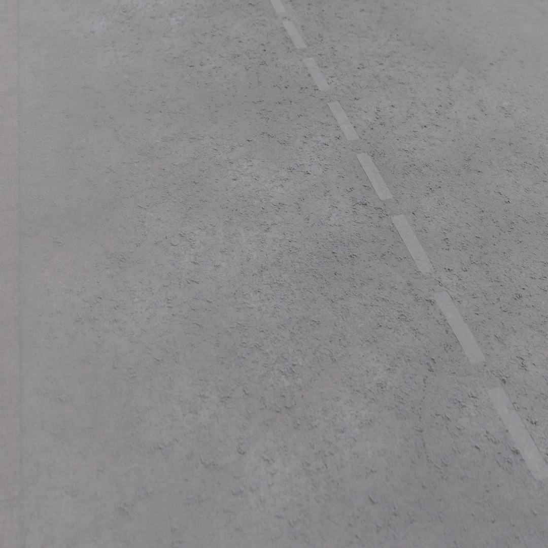 Two Lane Weathered Gray Asphalt Texture