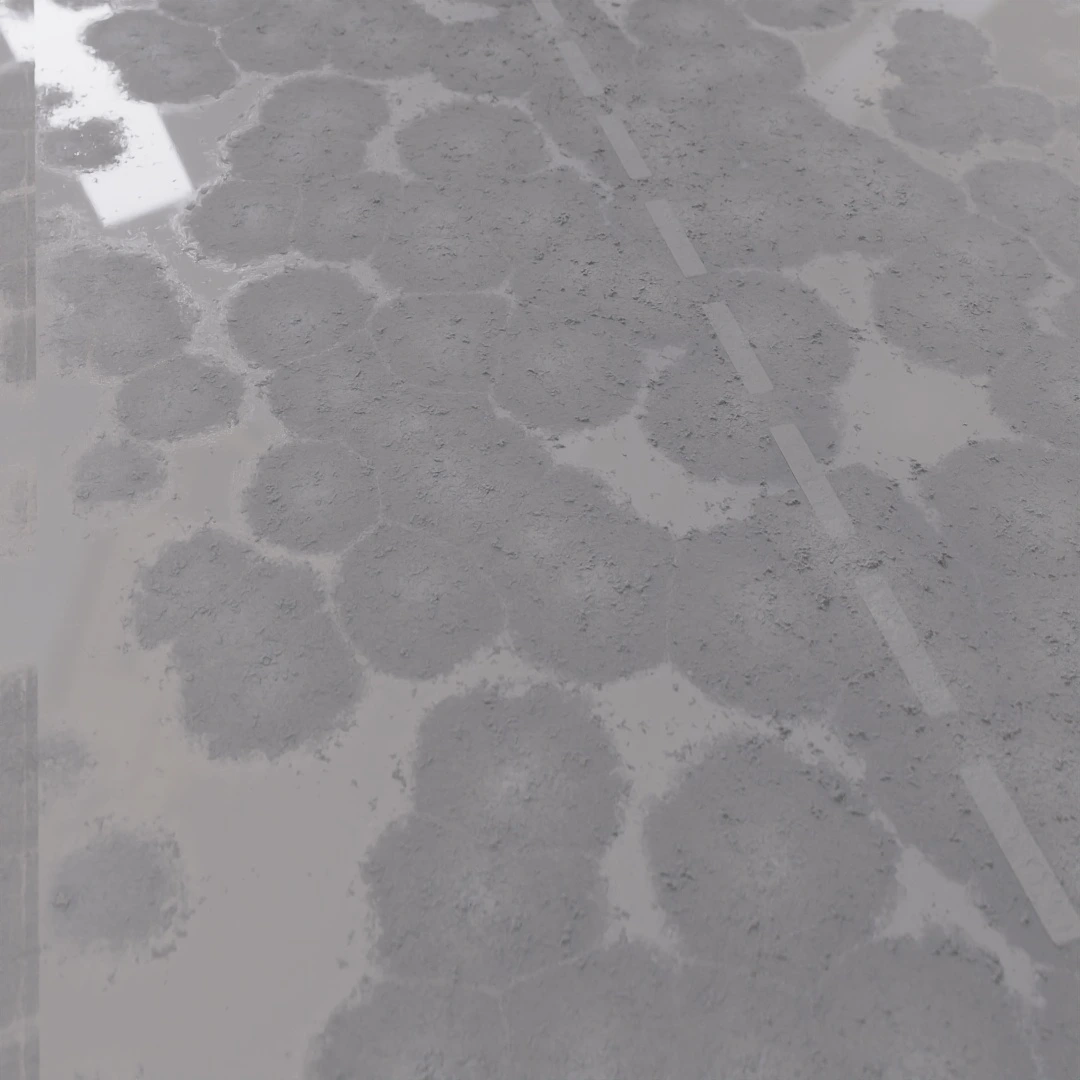 Two Lane Wet Asphalt Road Texture