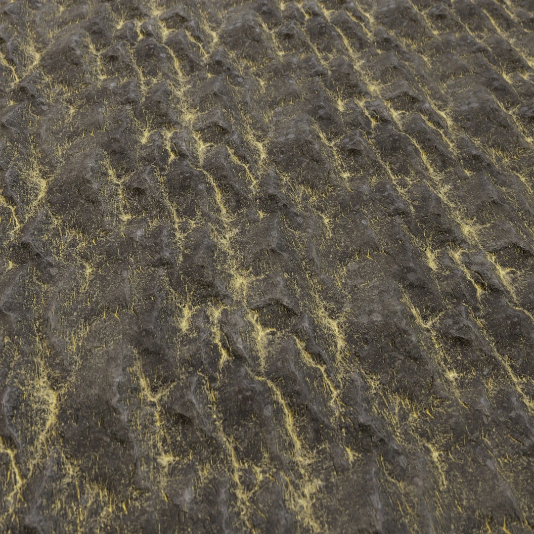 Veined Gold Ore Rough Texture
