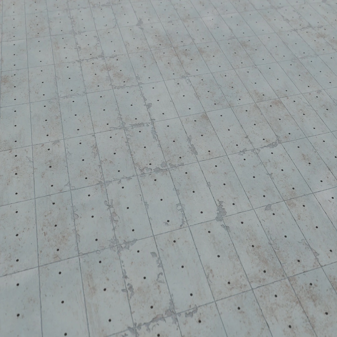 Vertical Gray Grid Concrete Panel Texture