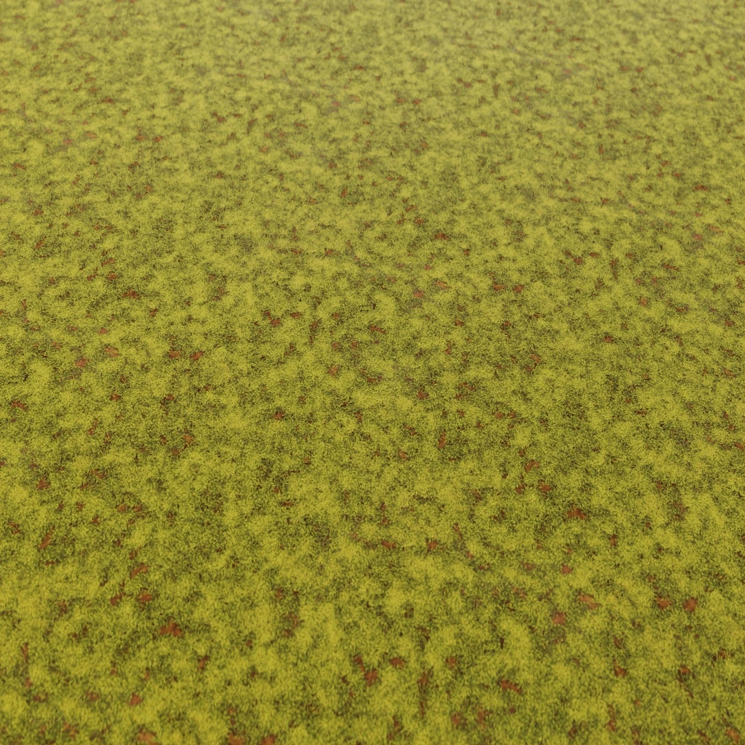 Vibrant Green Patchy Grass Texture