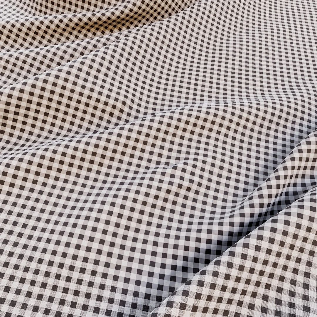 Vintage Checkered Patina Fabric Texture