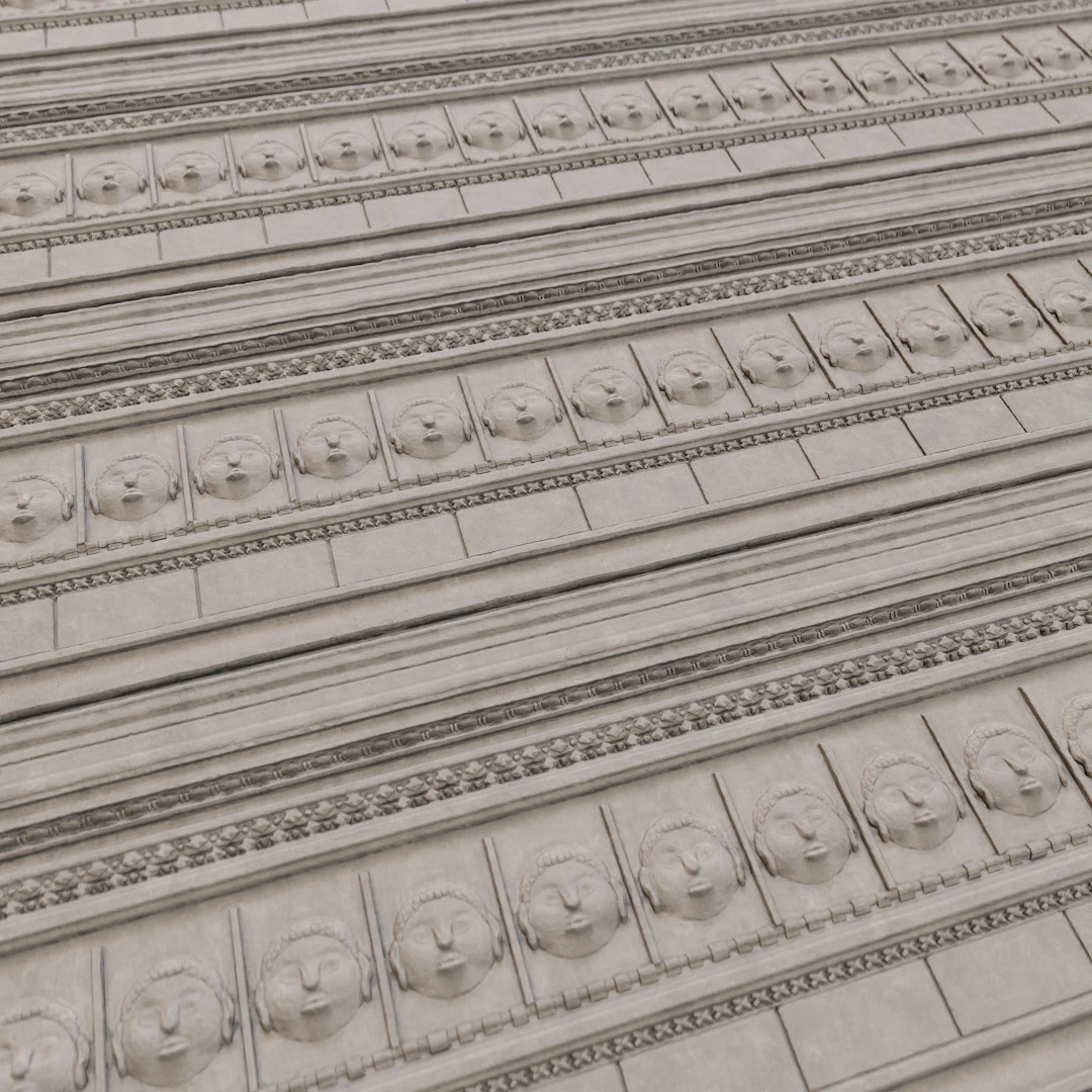 Vintage Embossed Facade Texture 4229 - LotPixel