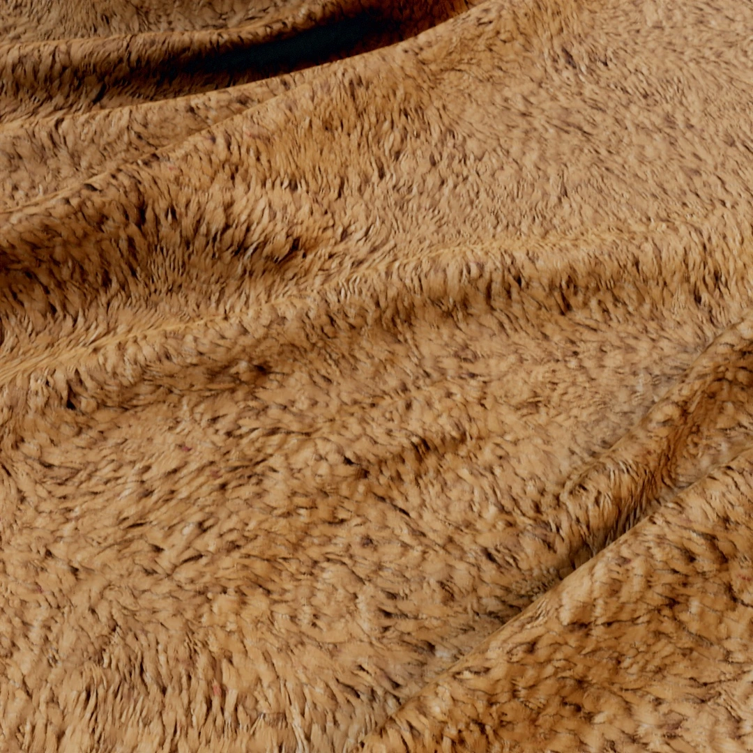 Vintage Faux Buffalo Fur Texture
