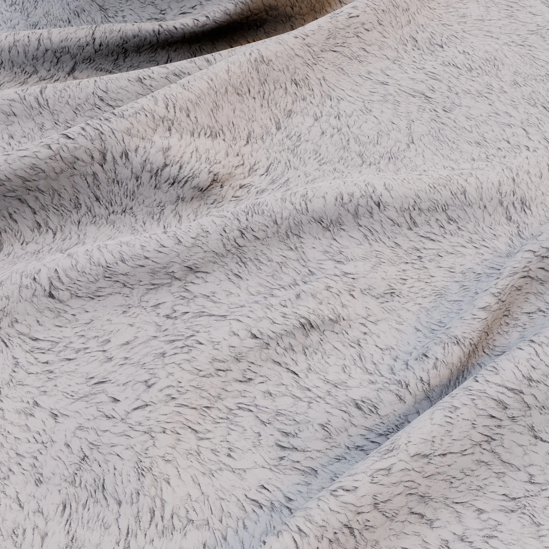 Vintage Faux Buffalo Fur Texture