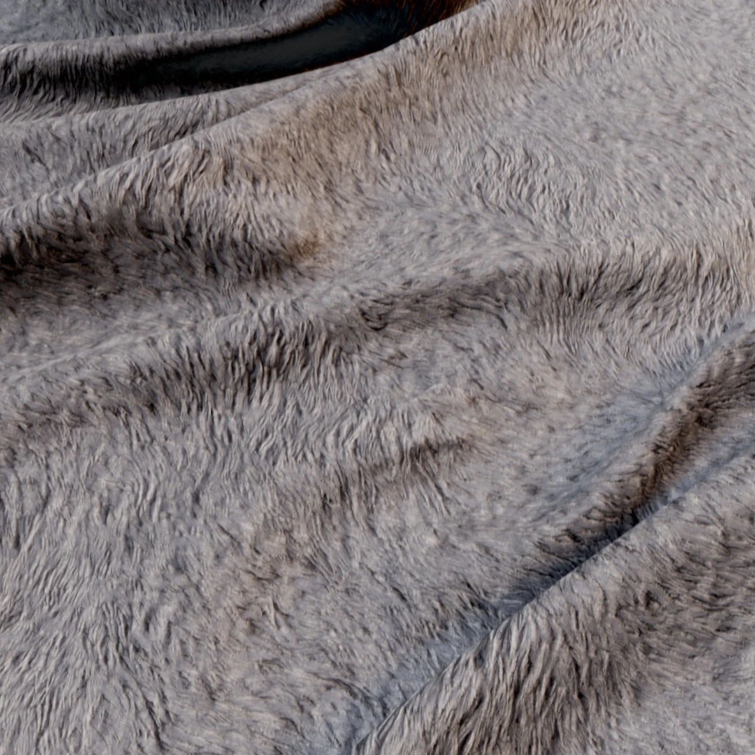 Vintage Faux Fur Texture