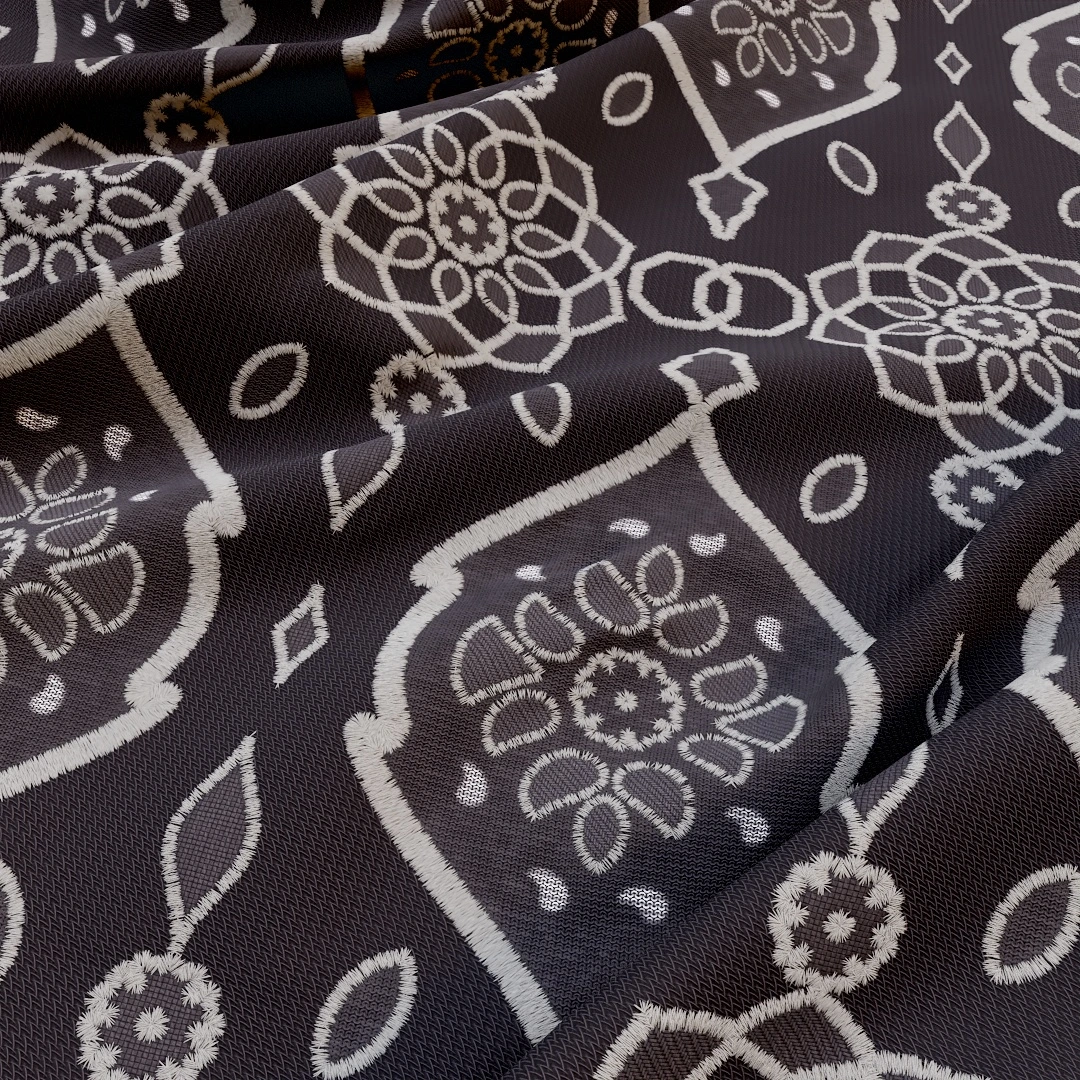 Vintage Floral Damask Texture