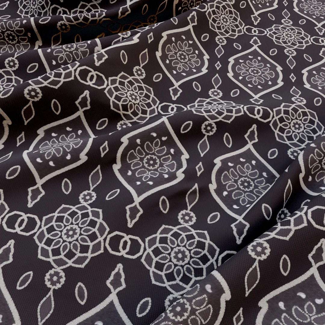 Vintage Floral Damask Texture