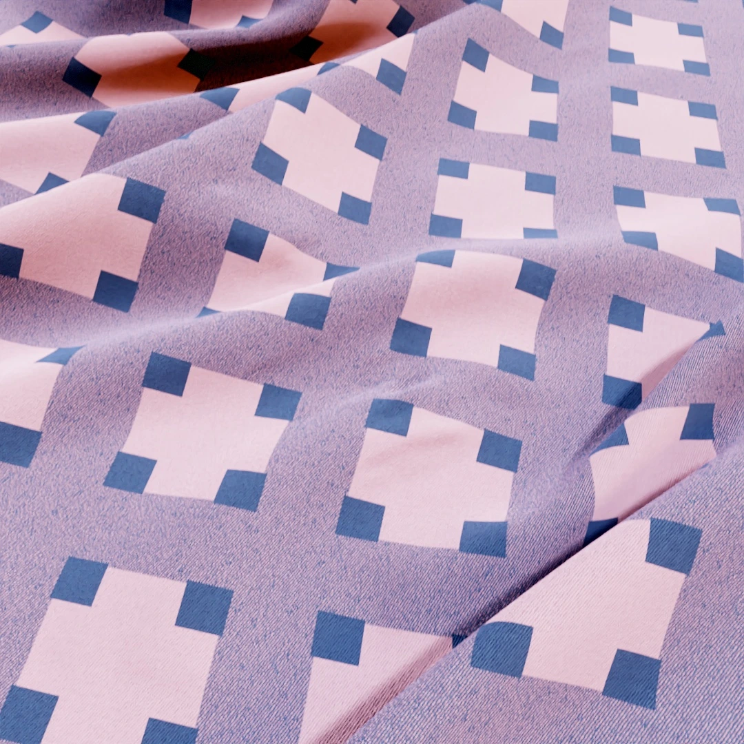 Vintage Geometric Lavender Fabric Texture