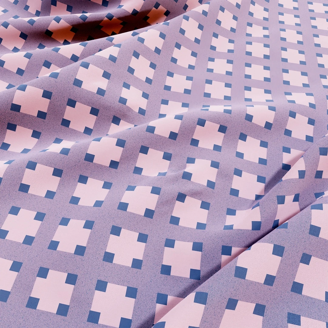 Vintage Geometric Lavender Fabric Texture
