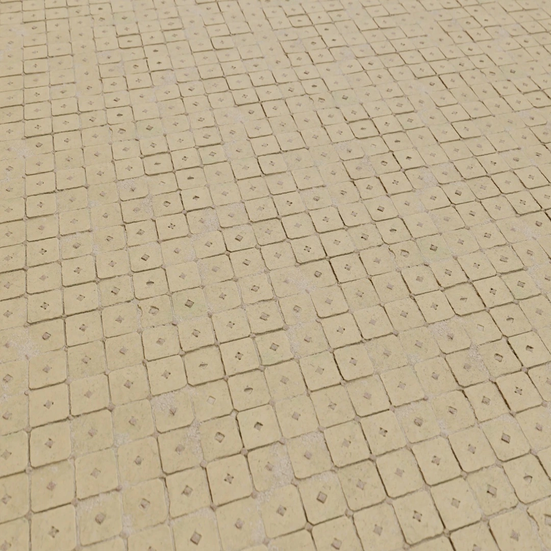 Vintage Geometric Tile Texture