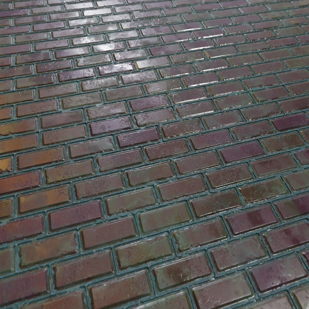 Vintage Industrial Brick Facade Texture
