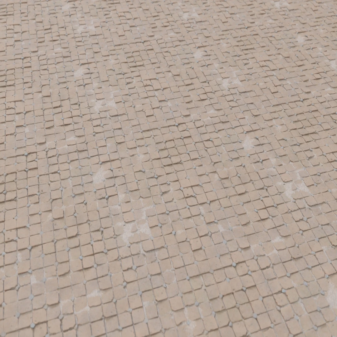 Vintage Mosaic Cobbled Texture