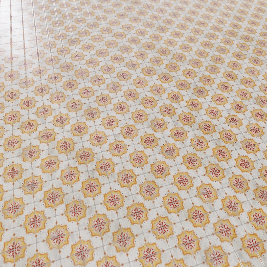Vintage Mosaic Elegance Ceramic Texture 4565 - LotPixel