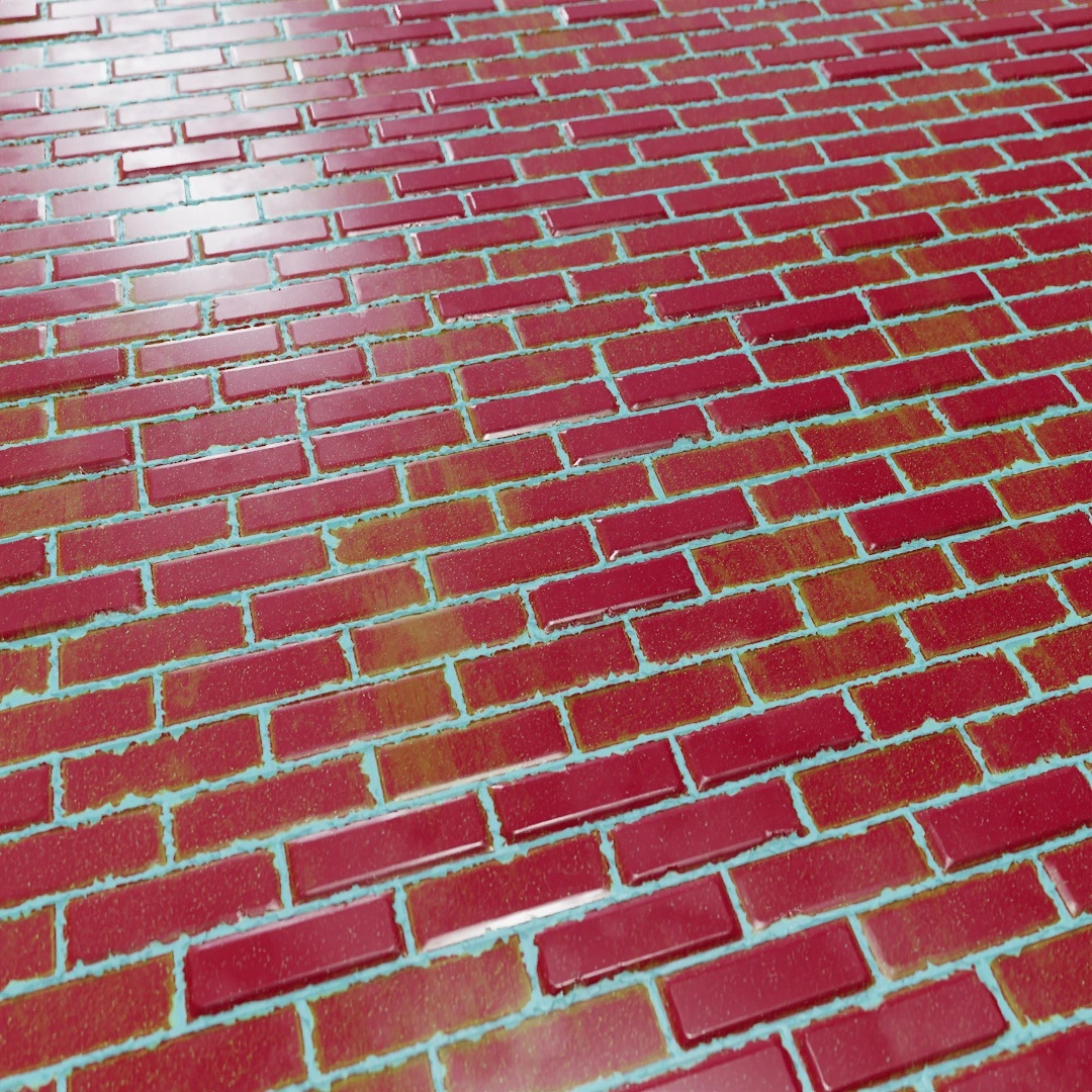 Vintage Red Industrial Brick Texture