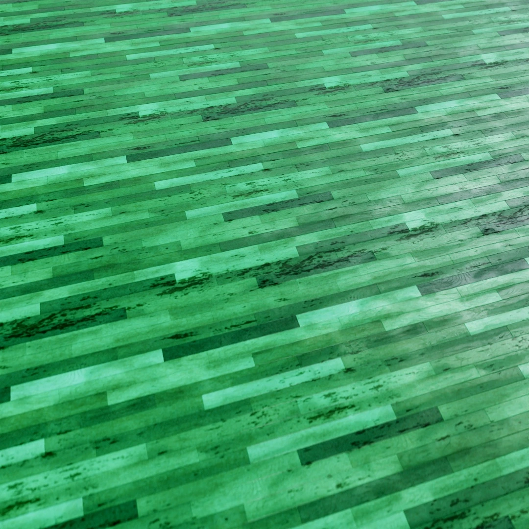 Vintage Verdant Oak Parquet Texture