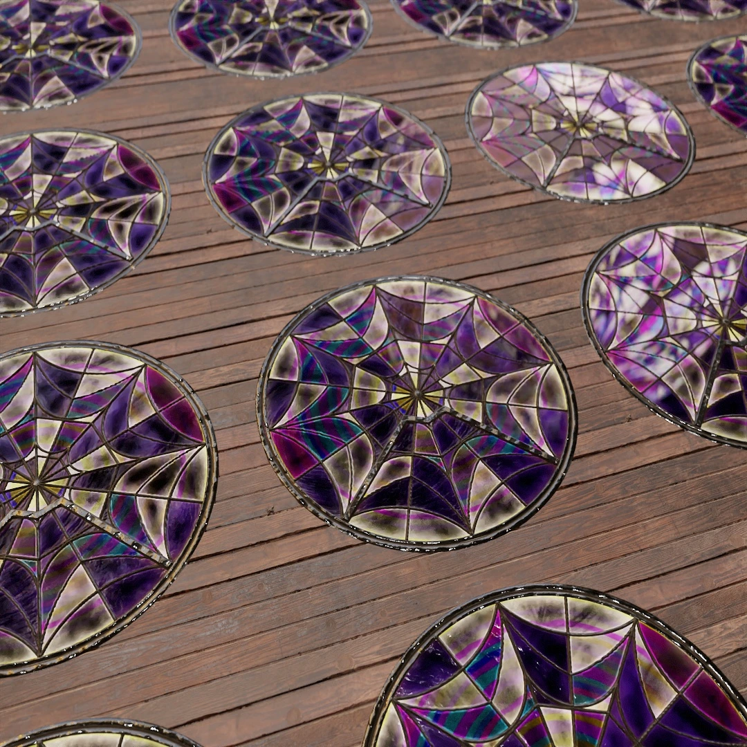 Violet Ophelia Cobweb Texture