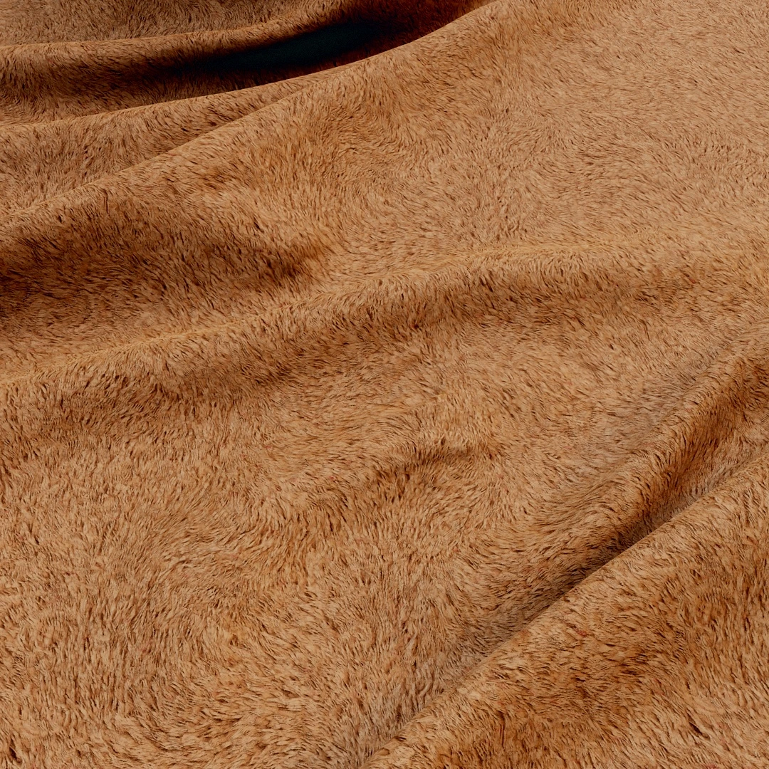 Warm Caramel Fur Texture