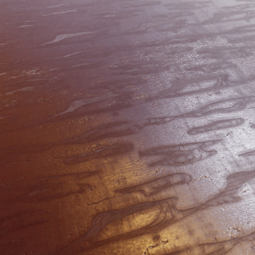 Warm Mahogany Wood Texture