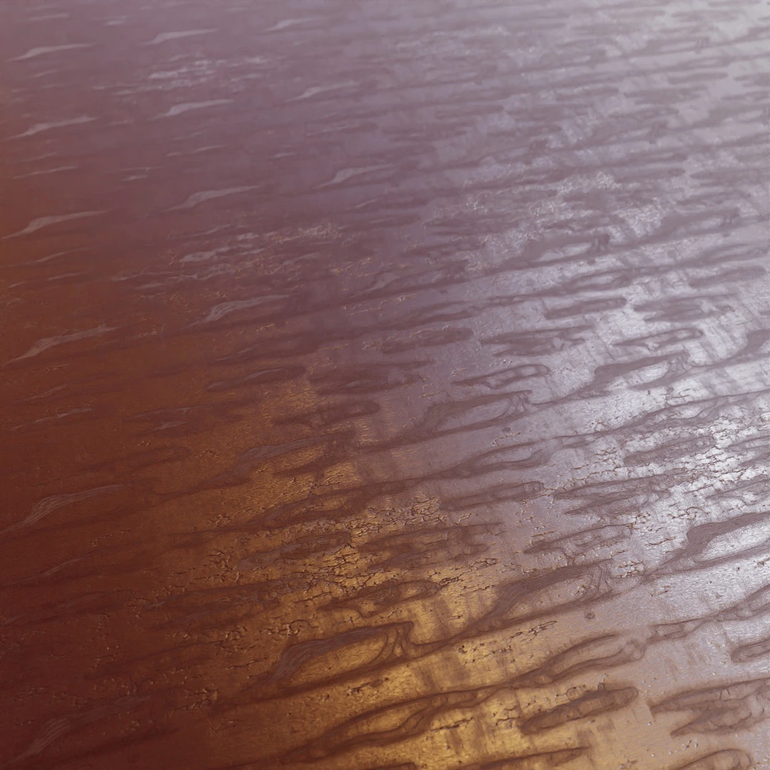 Warm Mahogany Wood Texture