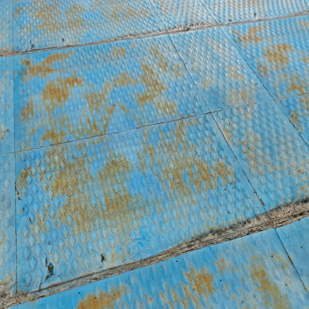 Weathered Blue Farmhouse Door Texture