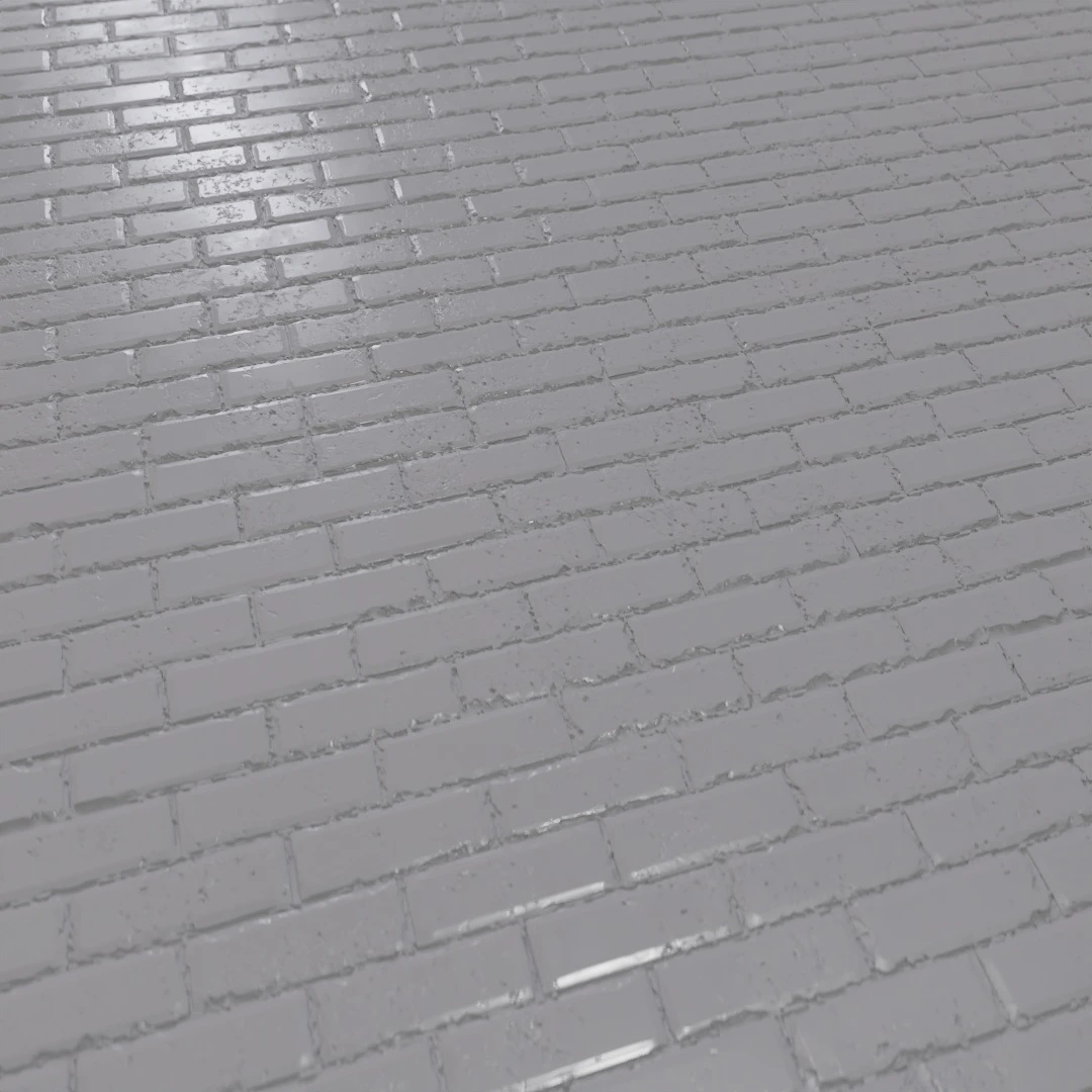 Weathered Blue Plastered Brick Texture