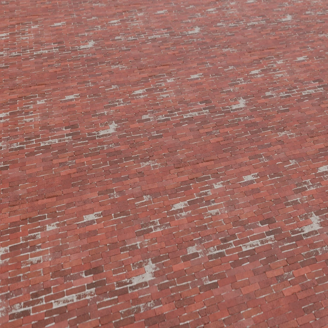 Weathered Red Rough Brick Texture