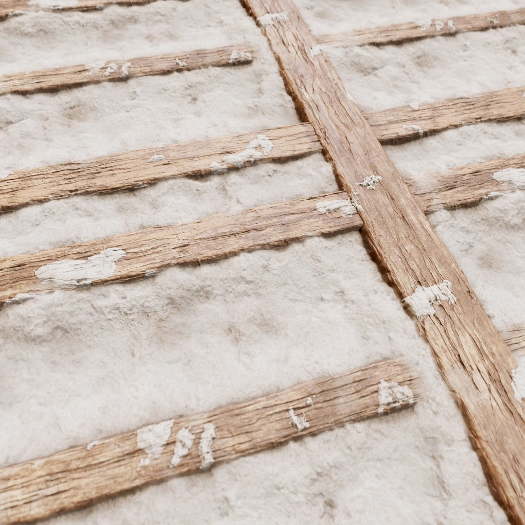 Weathered Wooden Lath Patina Texture
