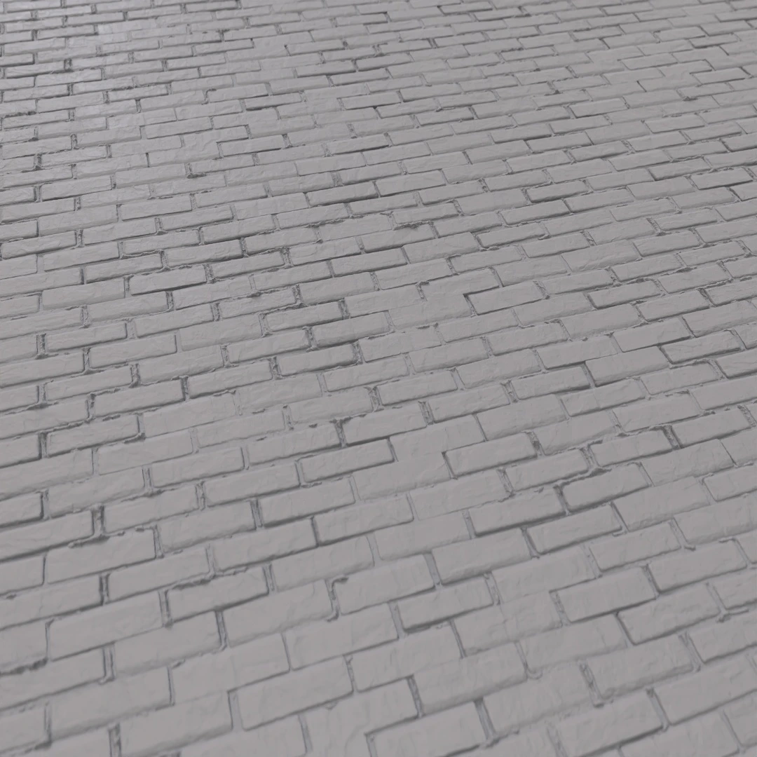 Worn Brick Facade Texture