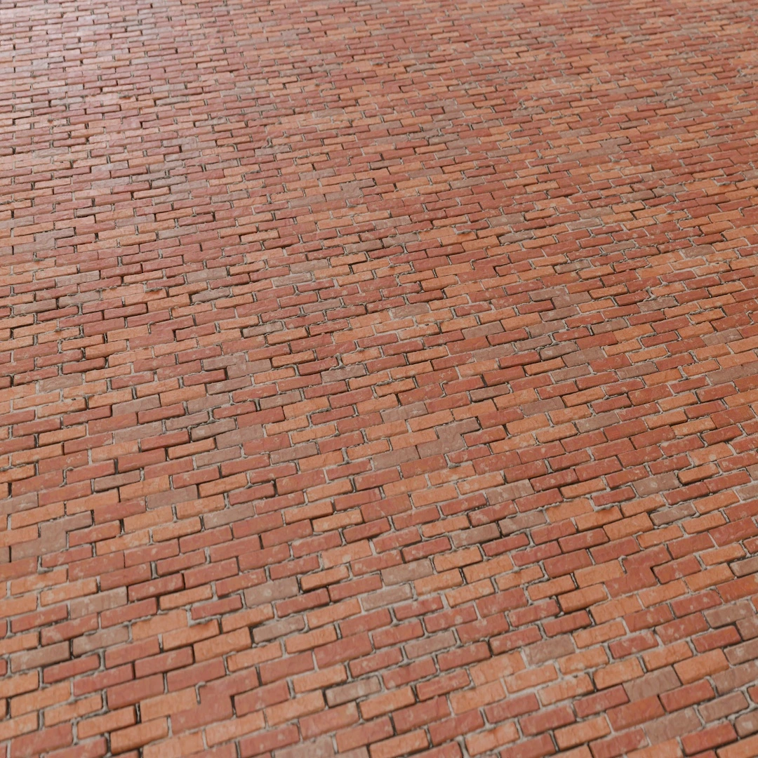 Worn Brick Facade Texture