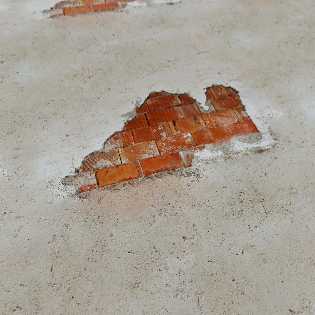 Worn Cracked Concrete Wall Texture
