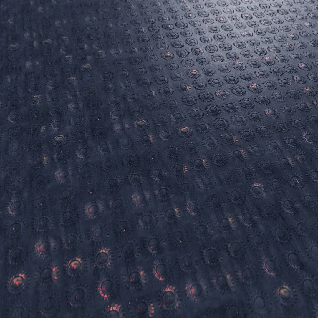 Worn Embossed Metal Door Texture