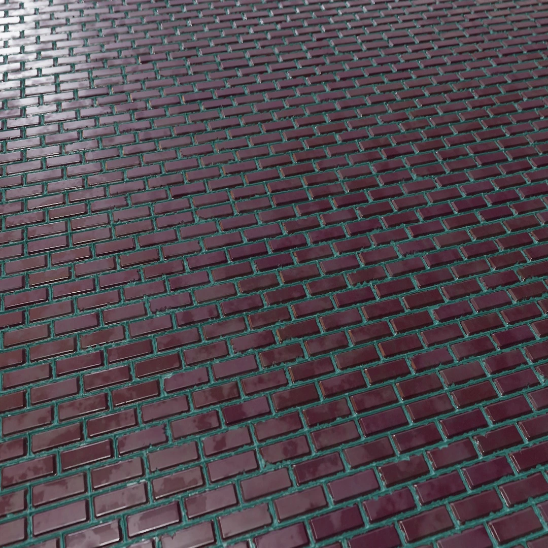 Worn Industrial Brick Facade Texture