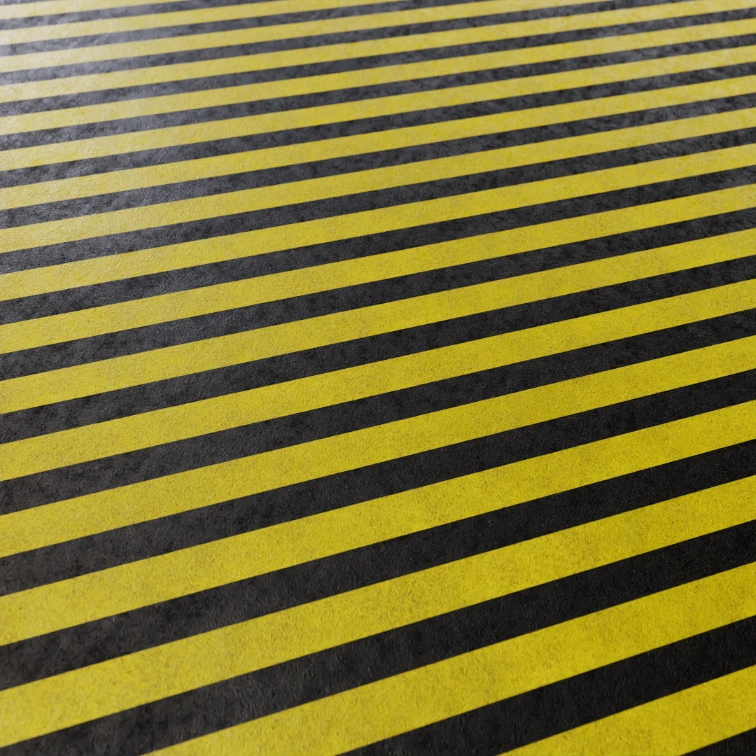 Yellow Striped Coarse Concrete Texture