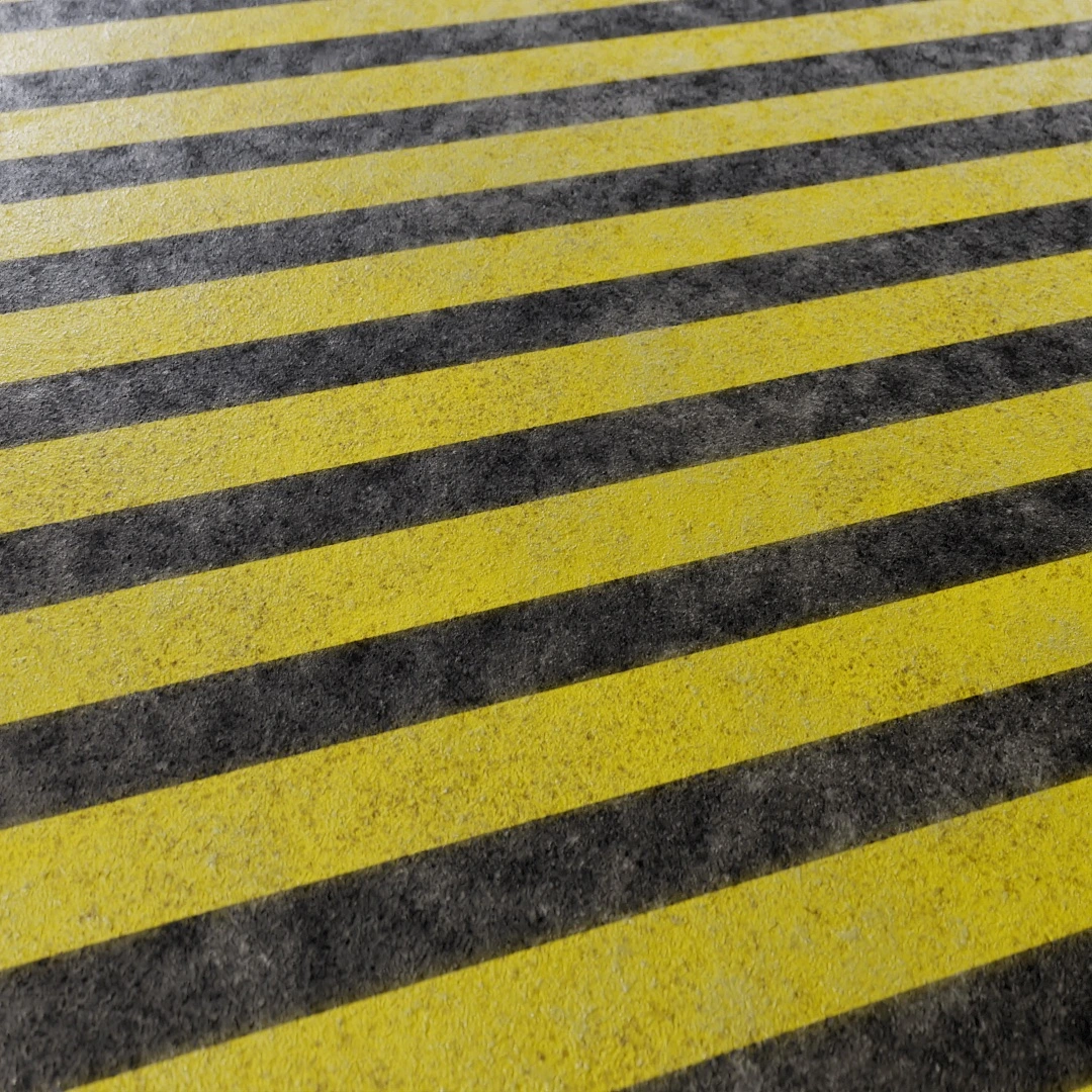 Yellow Striped Concrete Floor Texture