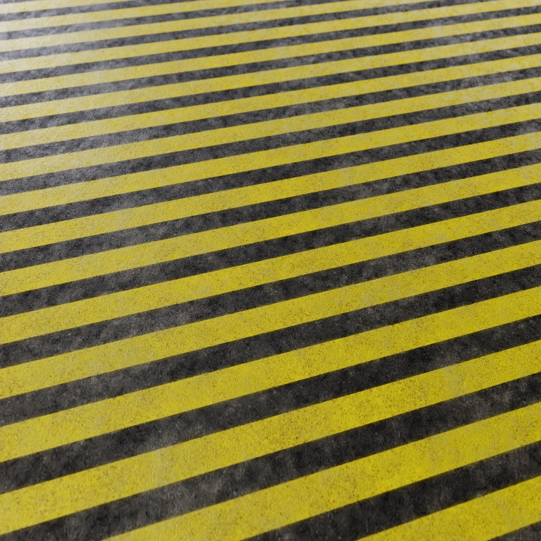 Yellow Striped Concrete Floor Texture