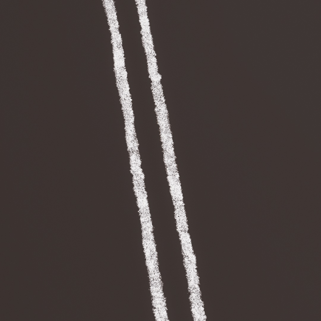 Double White Road Line Decals 12