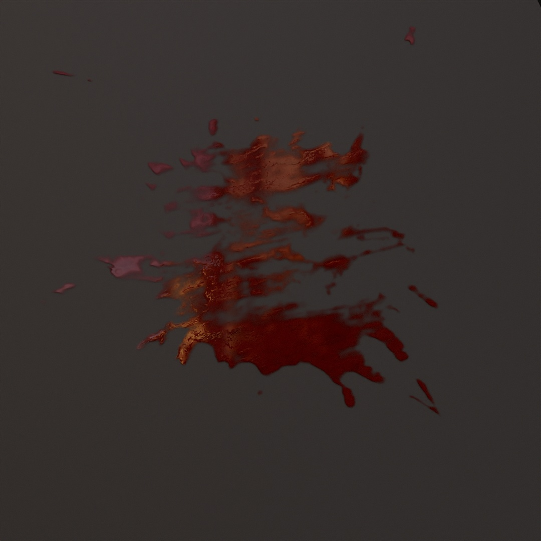 Blood Spatter Decal 166