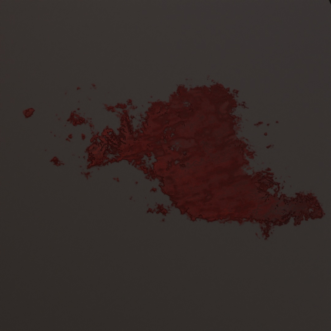 Dry Blood Spatter Decal 191