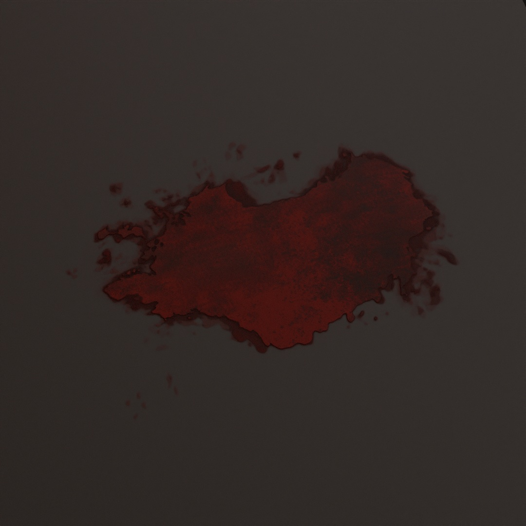 Dry Blood Spatter Decal 196