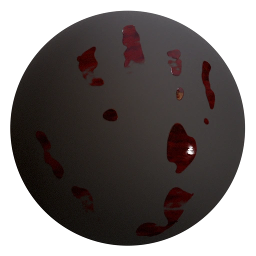 Blood Hand Smear Decal