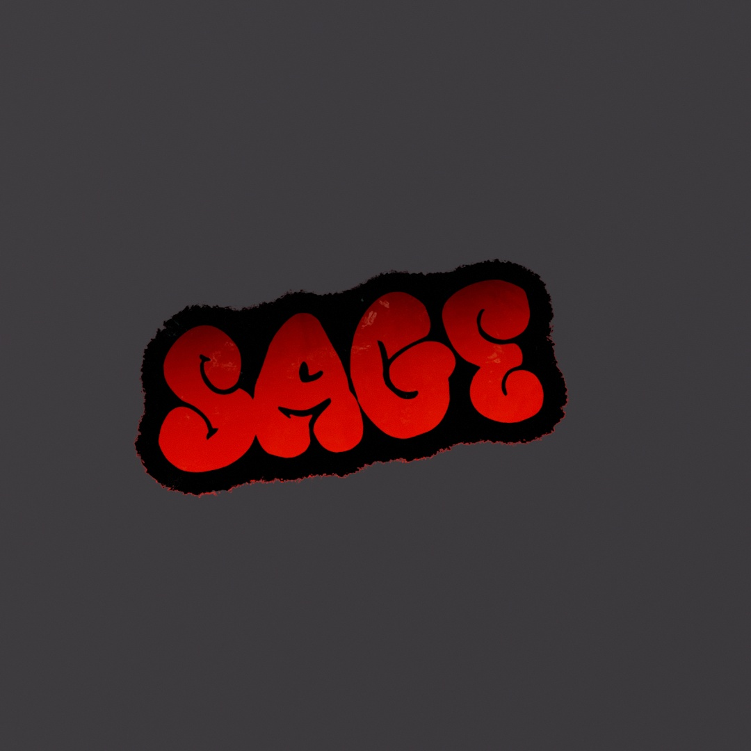 Sage Graffiti Decal 325