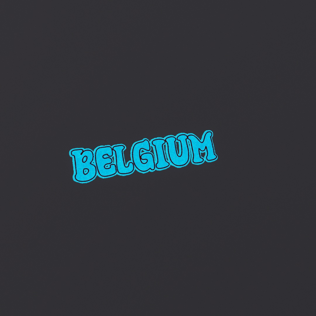 Belgium Graffiti Decal 349