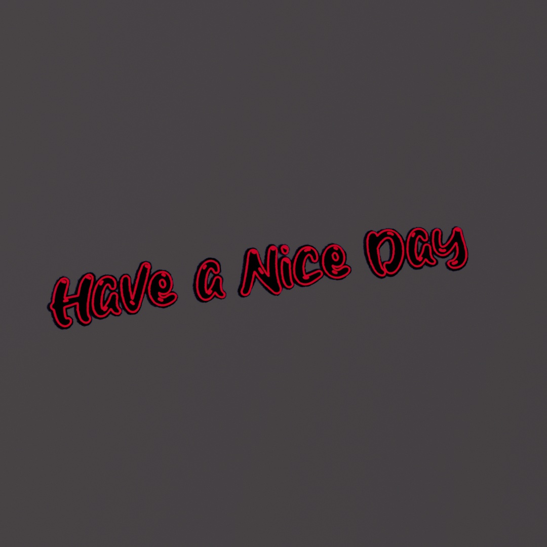 Have A Nice Day Graffiti Decal 415