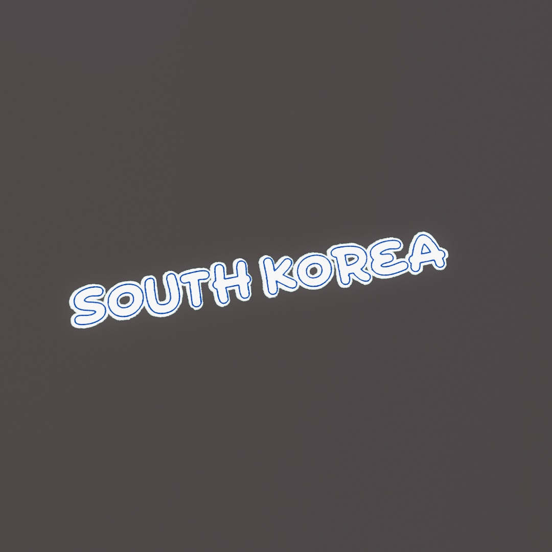 South Korea Graffiti Decal 440