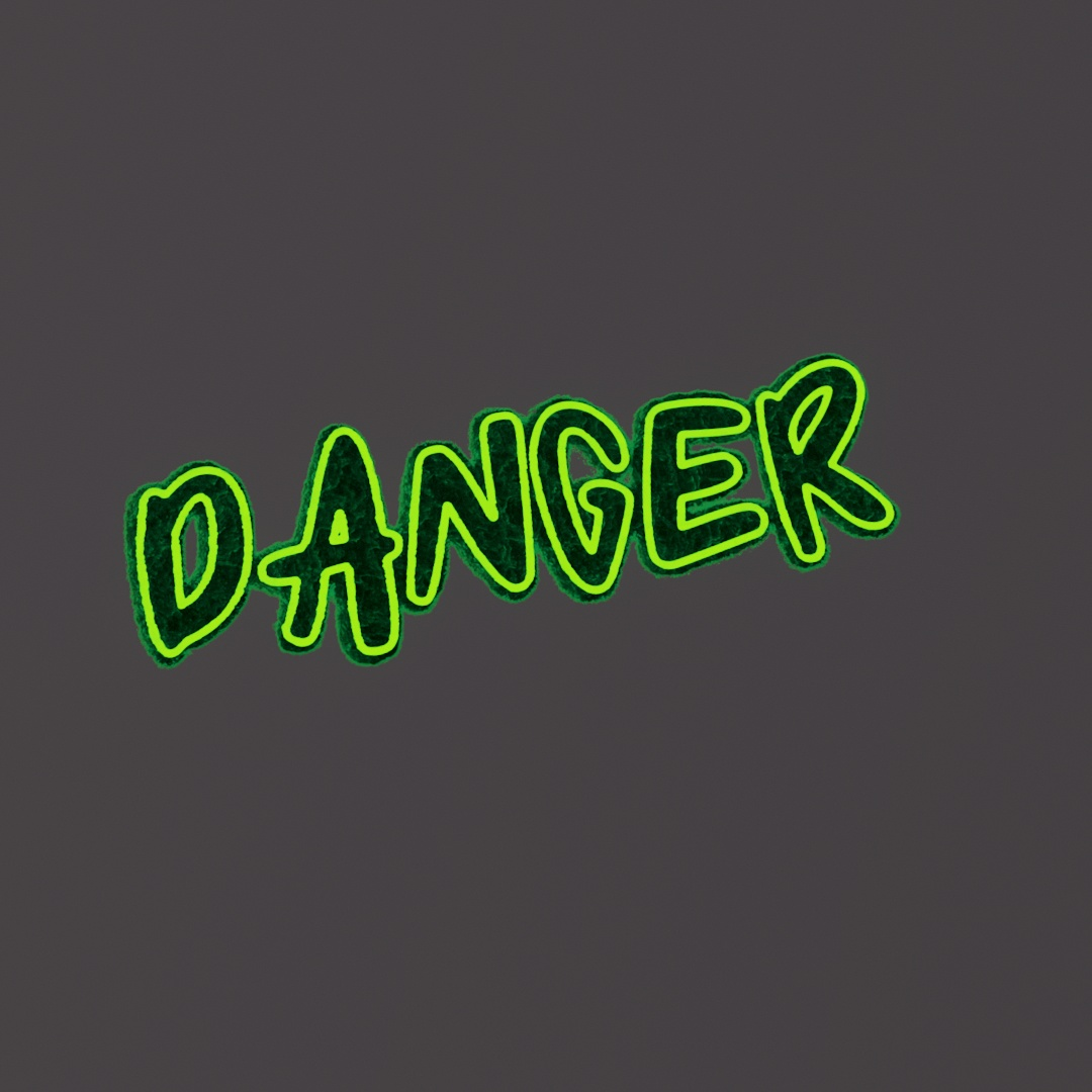 Danger Graffiti Decal 477