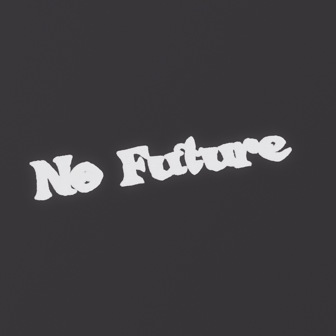 No Future Graffiti Decal 510