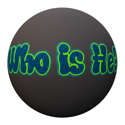 Who Is He Graffiti Decal