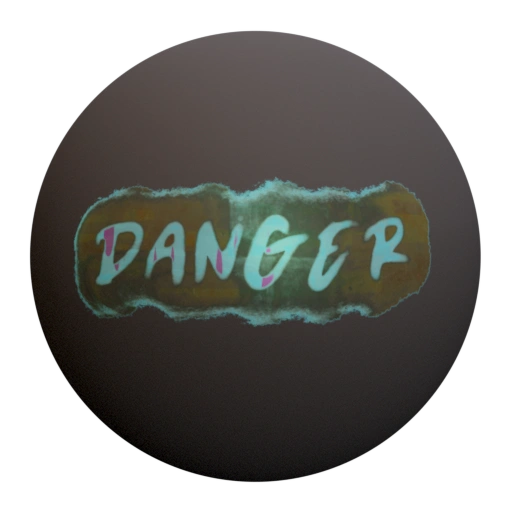 Danger Graffiti Decal